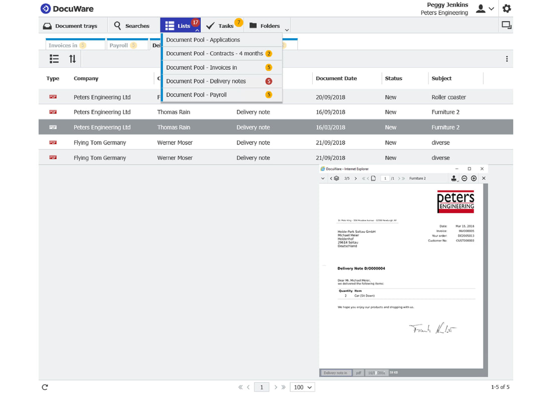 Document Workflow Software to create and complete detailed task assignments with customizable email notifications