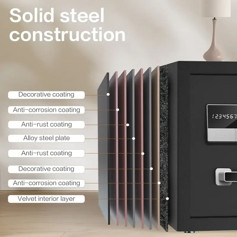 Large Safe Box for Office Deli ET623 Digital Safe Box