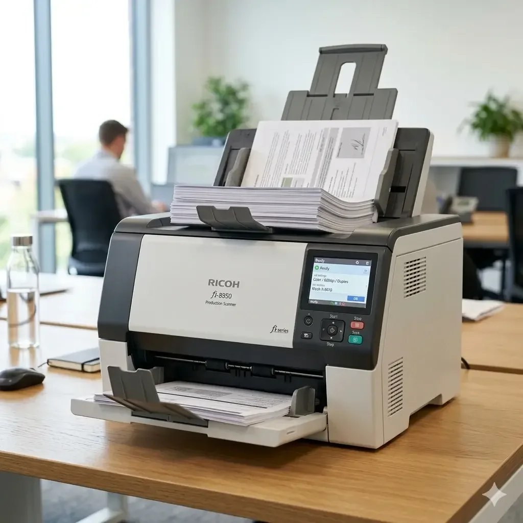 Ricoh fi-8950 high-volume production scanner for enterprise document digitization