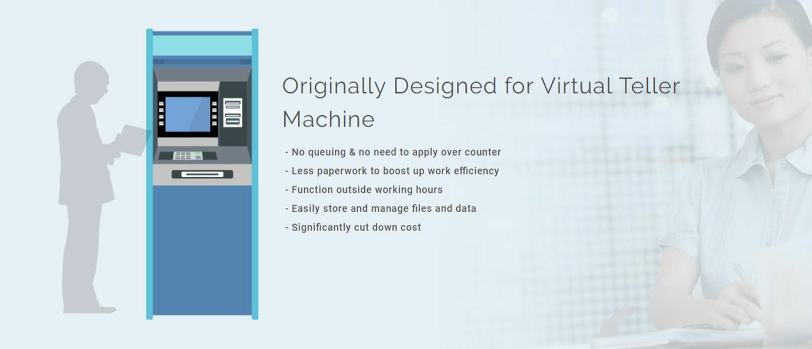 Document Scanner For Kiosk ATM VTM Machine