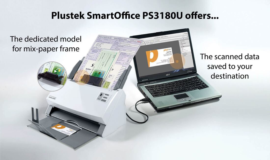 Office Scanners Plustek SmartOffice PS3180U