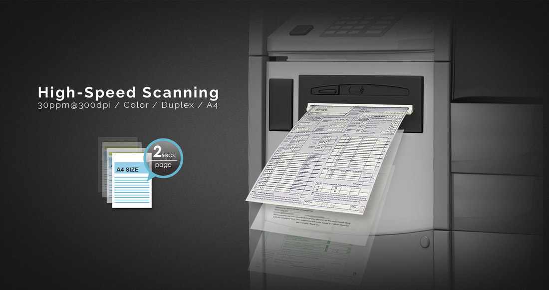 Document Scanner For Kiosk ATM VTM Machine